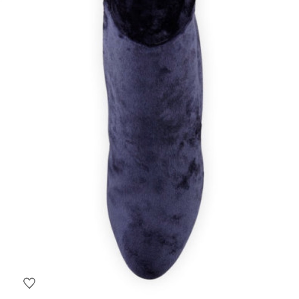 Jimmy Choo Toni Over-The-Knee Stretch-Velvet Boots - Picture 3 of 8